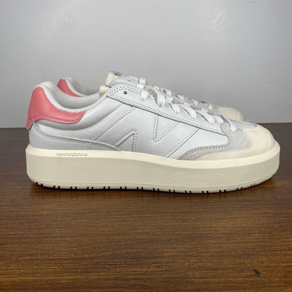 New Balance CT302 Casual Sneakers White Beige Pink Mens 10.5-11